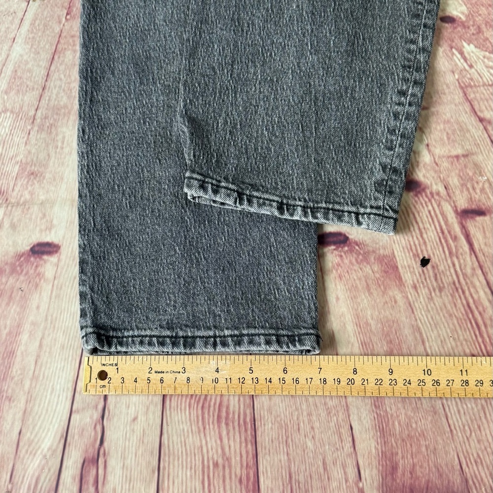 💵Madewell The Perfect Vintage Straight Jean Front Seam in Faded Gray Size 27 - Picture 13 of 13